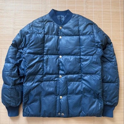 Holubar Down Jacket 70s USA Made Vintage Blue M Shoulder width: 44 cm Japan