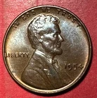 1954 Choice Uncirculated US LINCOLN Cent 2nd Lowest Mintage 1941 to Current X119