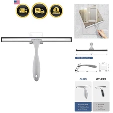 Glass Door Squeegee Shower Window Mirror Tile Car Cleaning Tool 10 Inches