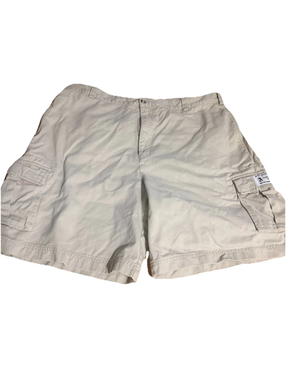 Vintage Walt Disney World Cargo Shorts Men’s Size 40 Khaki Mickey Mouse Nylon