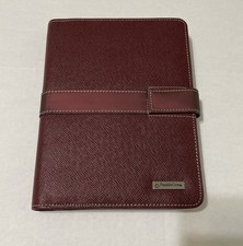 Franklin Covey Co Binder 9.2 x7 Full Grain Leather Weekly Compass Planning Pgs