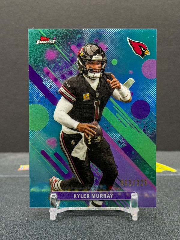 2025 Topps Finest Kyler Murray Sky Blue Refractor /325 Arizona Cardinals