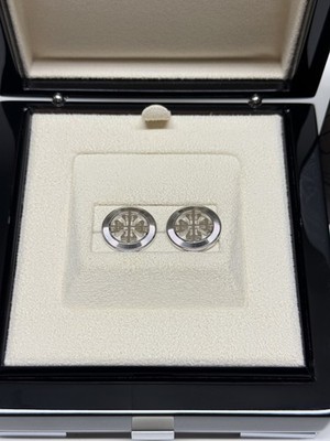 Patek Philippe Calatrava NEW Cufflinks White gold Ref. 205.9089G