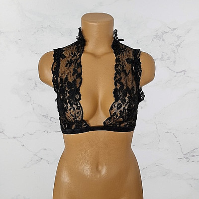 La Perla Luxus  Spitzen Bralette Neckholder Top Gr. 38 aus Sylter Boutique Neu