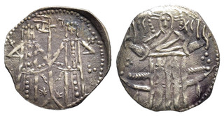 FITZ Bulgaria Ivan Aleksandar Silver Half Grosh Tarnovo Asen 17mm 0.87g AWE1436