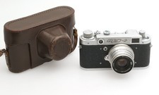 FED FED-2 Typ b gebaut ab 1956 mit Industar-26M Objektiv 2,8/5 cm M39 Gewinde