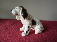 MCM ENGLISH SPRINGER SPANIEL Vintage  Porcelain Figurine Japan Mid Century VG+++