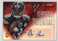 2014 Certified Potential Mirror Signatures Red 133/149 Dri Archer #P-DR Auto 0v1