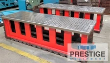 (2) 90.875" x 25.75" T-Slotted Angle Plates / Machining Tables