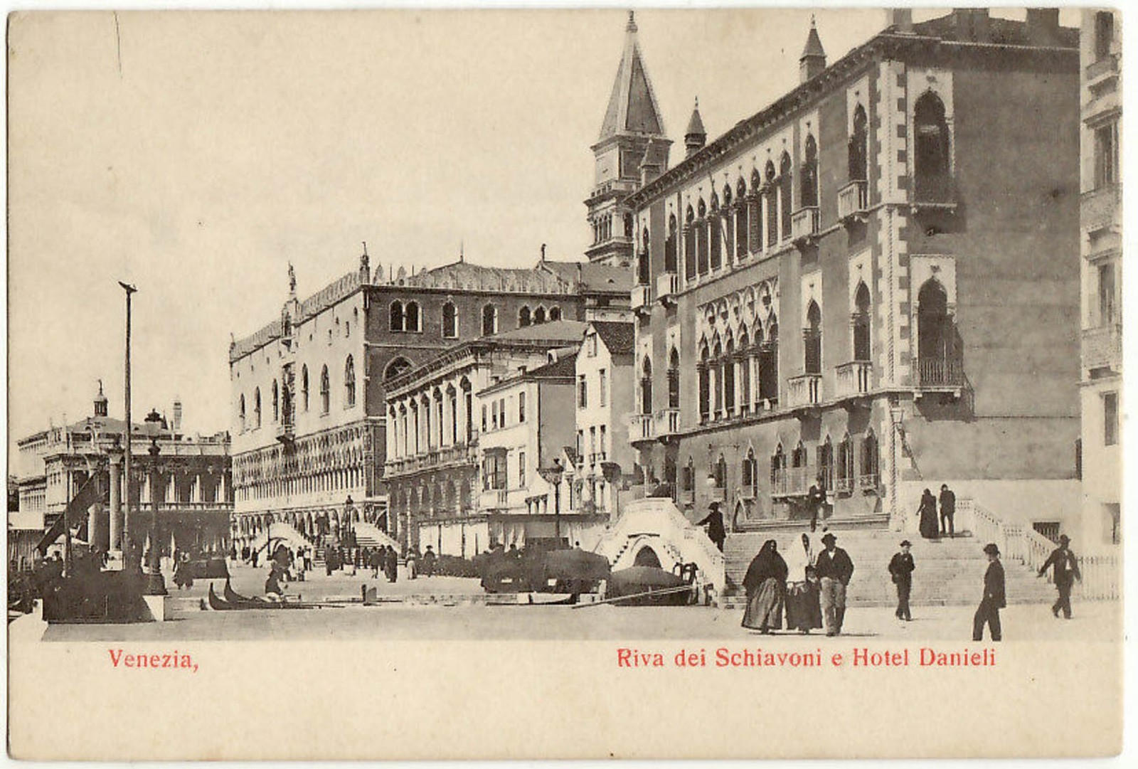 VENEZIA - RIVA DEGLI SCHIAVONI E HOTEL DANIELI -17016-