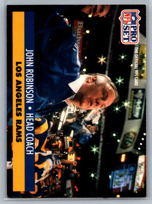 1991 Pro Set #207 John Robinson | eBay
