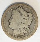 1881 S Morgan .90 silver one dollar circulated