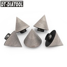 5pcs 2"/50mm Diamond Chamfer Finger Milling Bit Tile Granite Marble Hole Saw