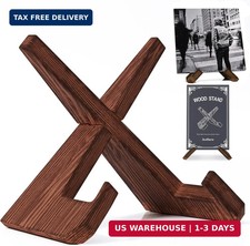 Now Playing Vinyl Record Stand, Single Wood Vinyl Record Display, 1 Second Assem