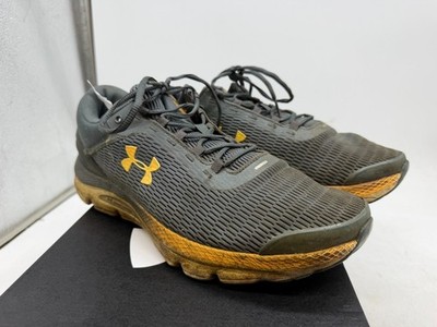 Under Armour Charged Intake 3 Sneaker Men's Gray Mesh Running Shoes - 12
