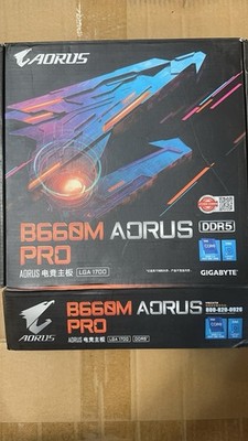 Gigabyte B660M AORUS PRO DDR5 Motherboard LGA1700 Intel B660 Micro ATX