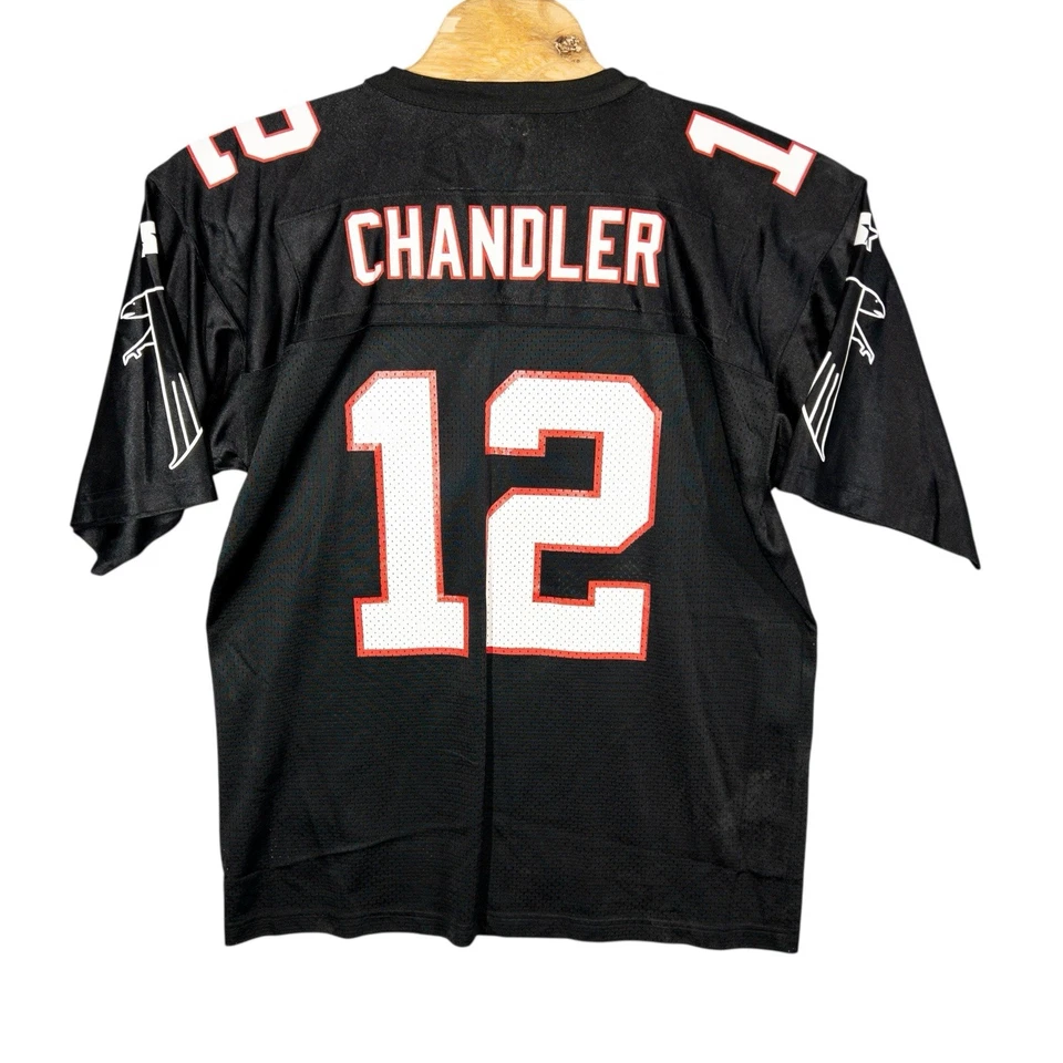 Camiseta de fútbol americano vintage de los Atlanta Falcons Chris Chandler para hombre 48 (L) NFL Foto 3 de 4