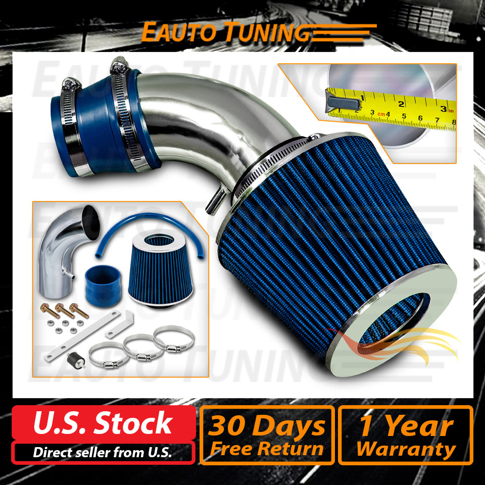 Short Ram Air Intake Kit + BLUE Filter for 01-03 Hyundai Elantra 2.0L L4