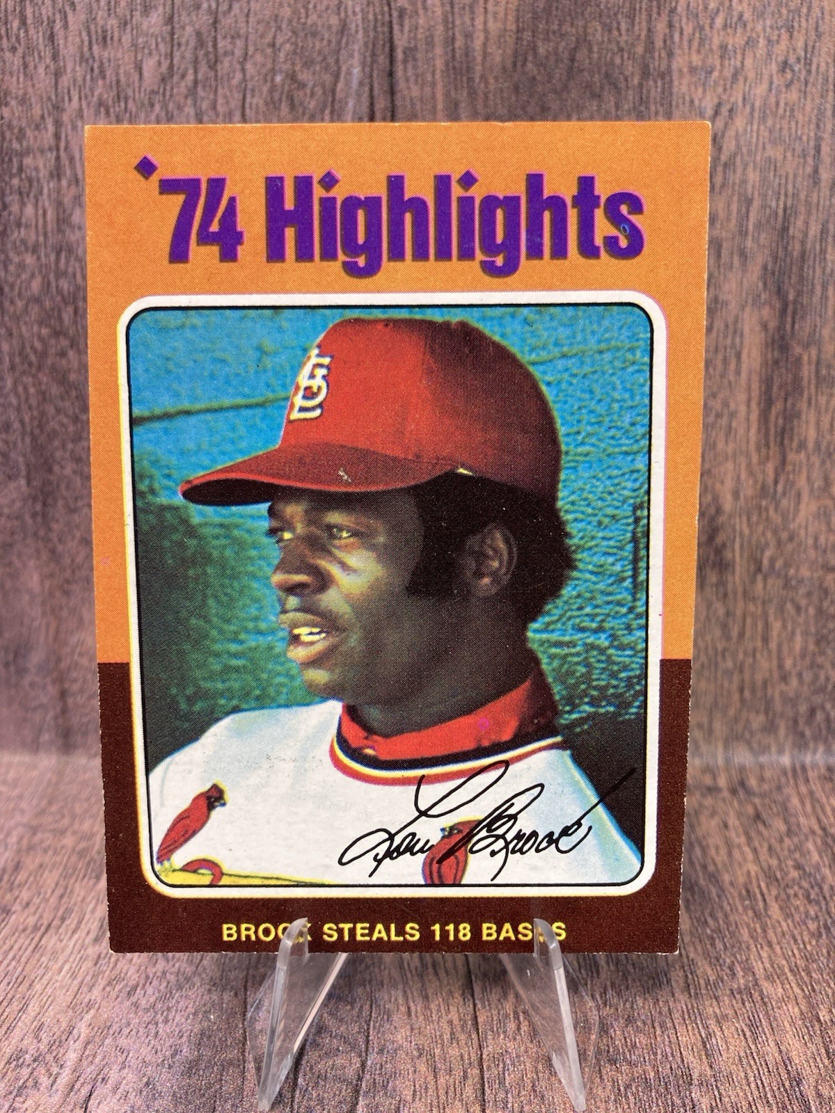 1975 Topps - '74 Highlights Lou Brock #2
