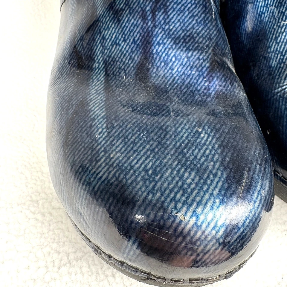 DANSKO XP 2.0 Denim Blue Patent Comfort Clog Slip Resistant Sz 41/ Women's 10 - Image 4 of 4