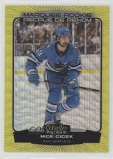2022-23 O-Pee-Chee Platinum Marquee Rookies Yellow Surge Nick Cicek #274 e9p