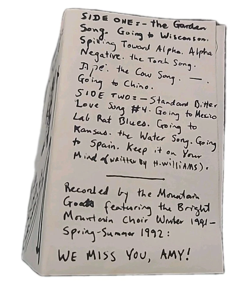 The Mountain Goats The Hound Chronicles SIGNED Original Cassette Shrimper 1992 - Image 4 of 4