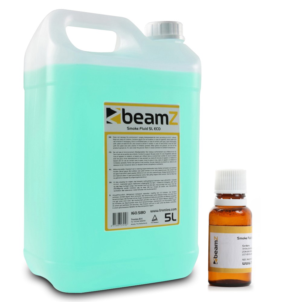 5 Litres Beamz Pro Eco High Quality Smoke Machine Fluid Vanilla Scent UK Stock