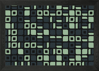 Geometrisches Muster gerahmt Wandbild Poster Leinwanddruck Bild