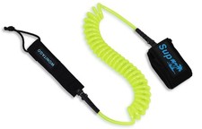 Coiled SUP Leash Premium Stand Up Paddle Board Leg Rope Wrist Strap Surfboard...