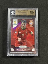 2014 Cristiano Ronaldo Prizm World Cup True Red /149 Prizm #161 FIFA BGS 9.5