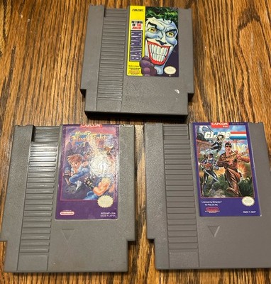 Mighty Final Fight Batman Return Joker GI Joe Atlantis Da NES Nintendo AUTHENTIC