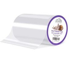 Door Protector from Dog Scratching 200" x 8.2" Cat x 8.2", Transparent