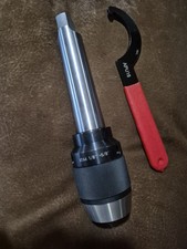 Standard Keyless 1/8" - 5/8" Drill Chuck with Integral Shank R8  APU16 Spanner