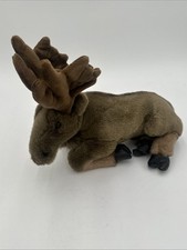 FAO Schwarz Moose Realistic Plush Stuffed Animal Toy