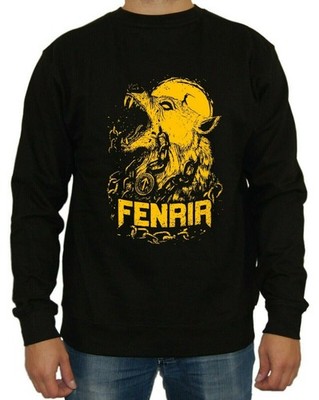 Fenrir Sweater Vikings Wikinger Norden Odin Thor Wodan Valhalla Ragnar Loki