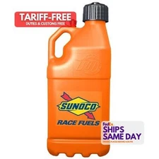 Sunoco Race Jugs M7500OR, One Orange Plastic Orange Sunoco Motorsport Jug 5 Gal 