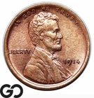 1914 Lincoln Cent Wheat Penny