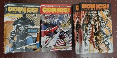 COMICS! The Magazine #1,2, and 3 Regular Set