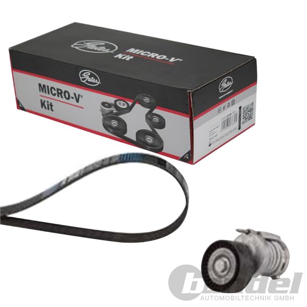 Gates Micro-V Kit KEILRIPPENRIEMEN-SATZ Passend FüR Seat Arosa Skoda Felicia Vw-image