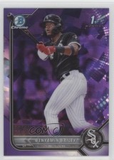 2022 Bowman Sapphire Edition Chrome Prospects Purple /25 Benyamin Bailey 1pw3