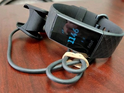 Fitbit Charge 3 Fitness Tracker w/ Heart Rate Monitor FB409 Black Ships Free