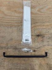 Top Knobs TK3267BLK Garrison 12" Center to Center Handle Cabinet Pull *READ*