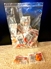 3 m Ear Plugs For Noise Reduction Orang Foam Uncorded/Tapered Design 50 Pair New
