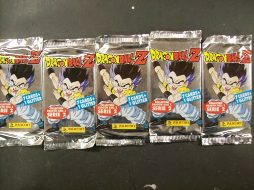 Dragonball Z Panini Silver 1989 5 packs dragon ball 8 cards per pack Series 2 - Picture 1 of 2