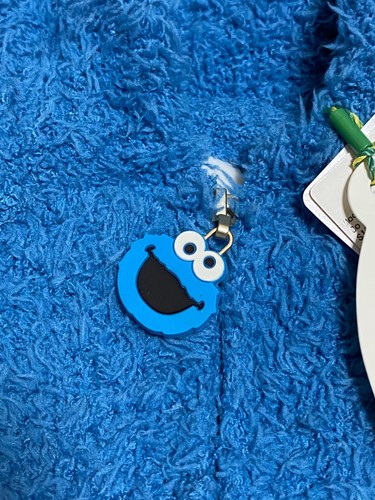 GELATO PIQUE × SESAME STREET Cookie Monster Baby Rompers Size 70 Brand New Blue - Picture 20 of 24
