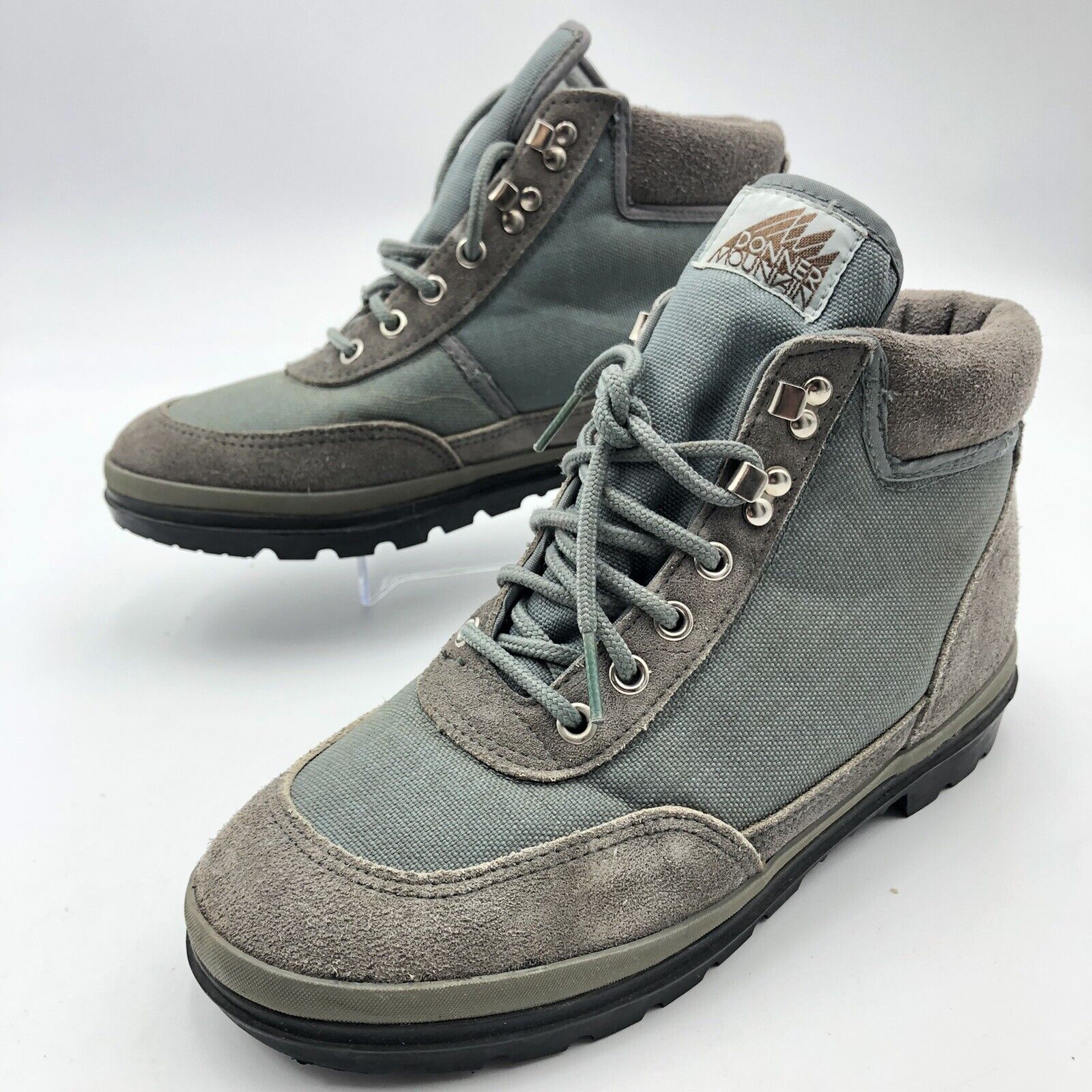 DONNER MOUNTAIN Womens Gray Hiking Trail Boots Si… - image 1