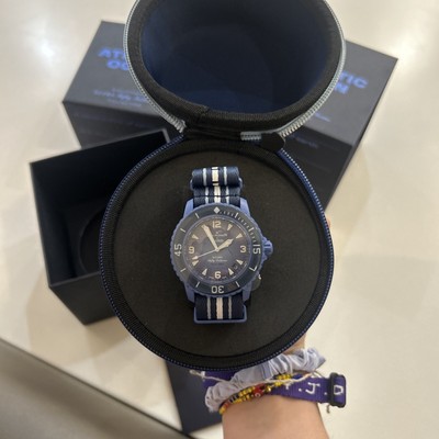 Blancpain+x+Swatch+Scuba+Fifty+Fathoms+Atlantic+Ocean+Blue+Dial+