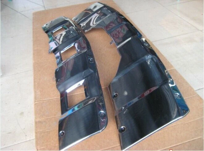 Placa de deslizamiento de acero inoxidable compatible con placa de 2 piezas Mercedes Benz GL450 X164 2006-2008 Foto 3 de 4