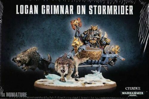 Games Workshop Warhammer 40k Space Wolves Logan Grimnar on Stormrider - Picture 1 of 1