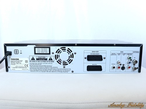 Toshiba D-VR50 VHS DVD Recorder Dispositivo Combinato Videocassetta Digitalizzazione Garanzia - Foto 7 di 8